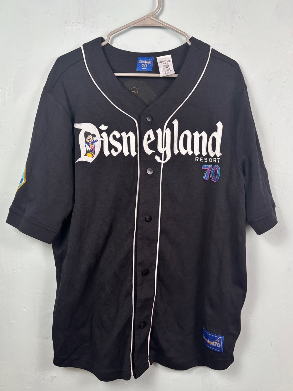 Disneyland 70th Anniversary Baseball Jersey Celebrate Happy